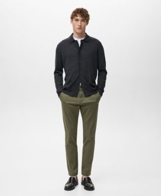 Men's Prato Cropped Tapered Chino Pants