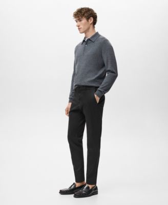 Men's Prato Cropped Tapered Chino Pants