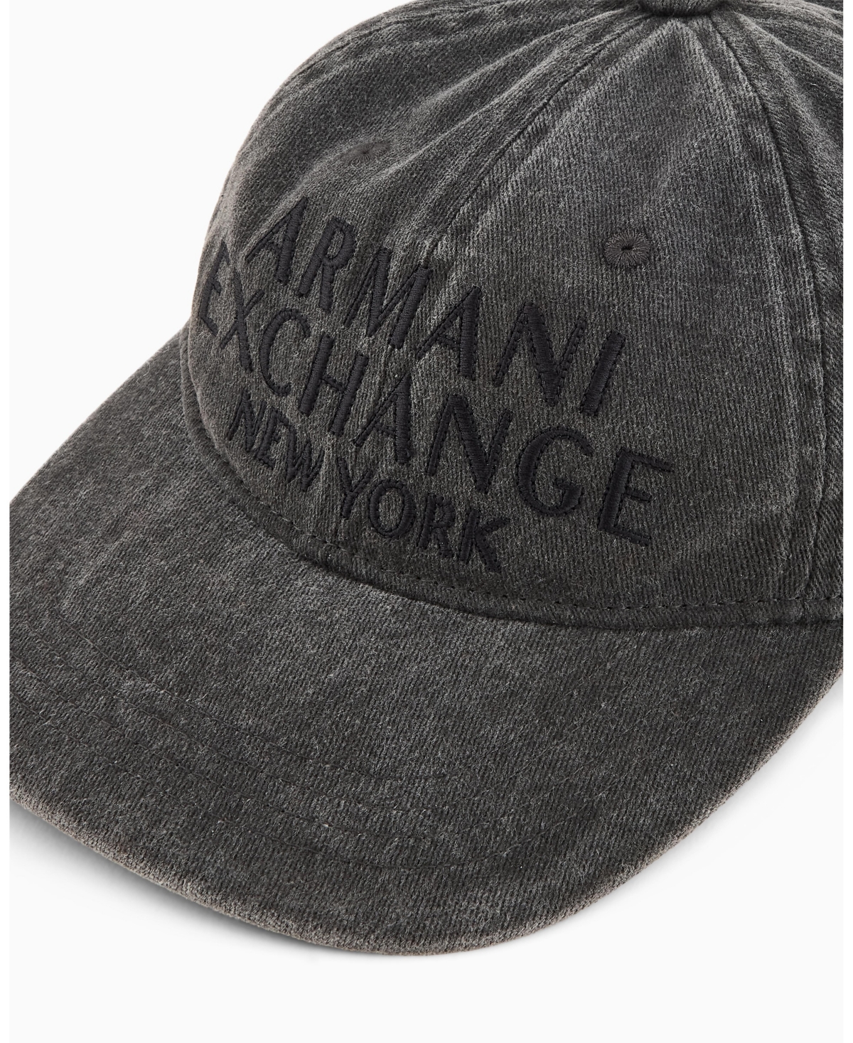 A|X Armani Exchange Men's Distressed Baseball Hat