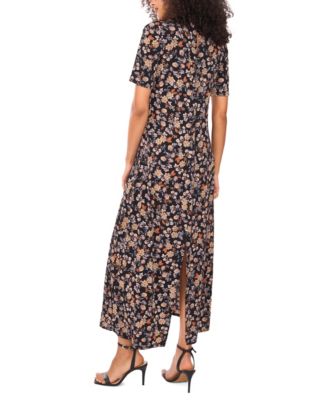 Women's Crew Neck Short-Sleeve Dress