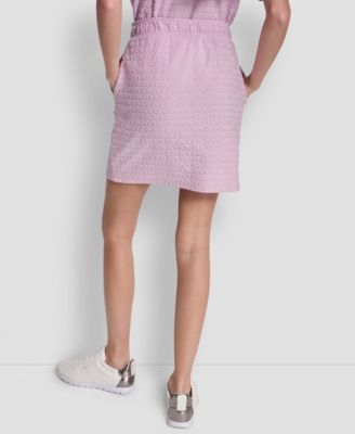 Women's Logo Jacquard Pull-On Mini Skirt