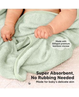 Snuggle Baby Towels with Hood for Newborn Girls, Boys, Toddlers, Soft & Absorbent Hooded Baby Bath Towels