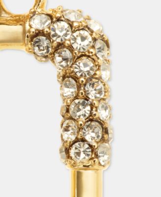 Pave Link Drop Earrings