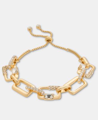 Pav&eacute; Link Slider Bracelet