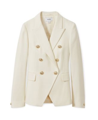 Women's Tailored Fit Textured Double Breasted Blazer