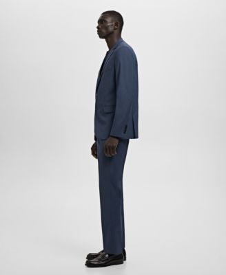 Men's Stretch Fabric Super Slim-Fit Suit Trousers