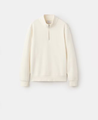 Men's Regular-Fit Cotton Zipper Sweatshirt