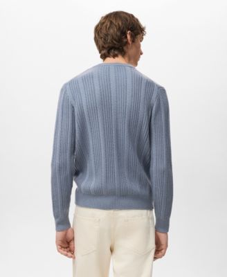 Men's Structured Knitted Sweater