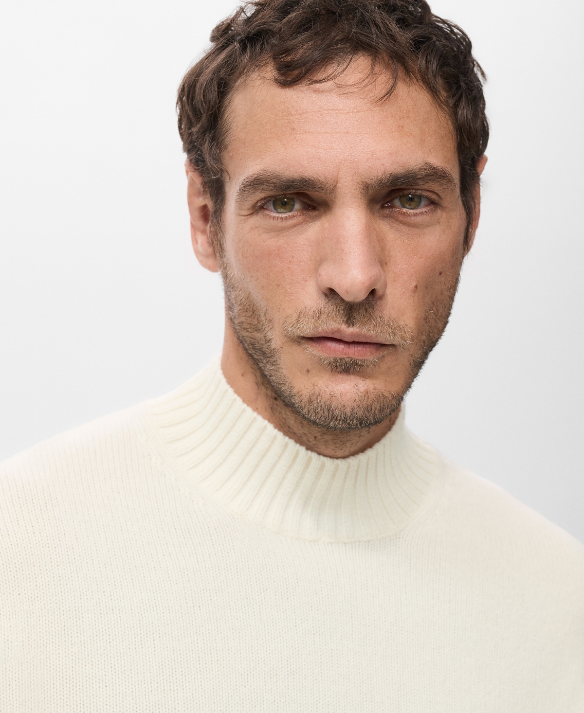 Mango Men's Italian Wool Knitted Sweater