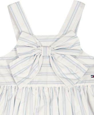 Baby Girls' Striped Romper & Headband, 2-Piece Set
