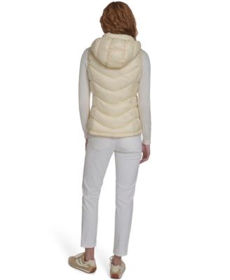 Women's Packable Hooded Puffer Vest