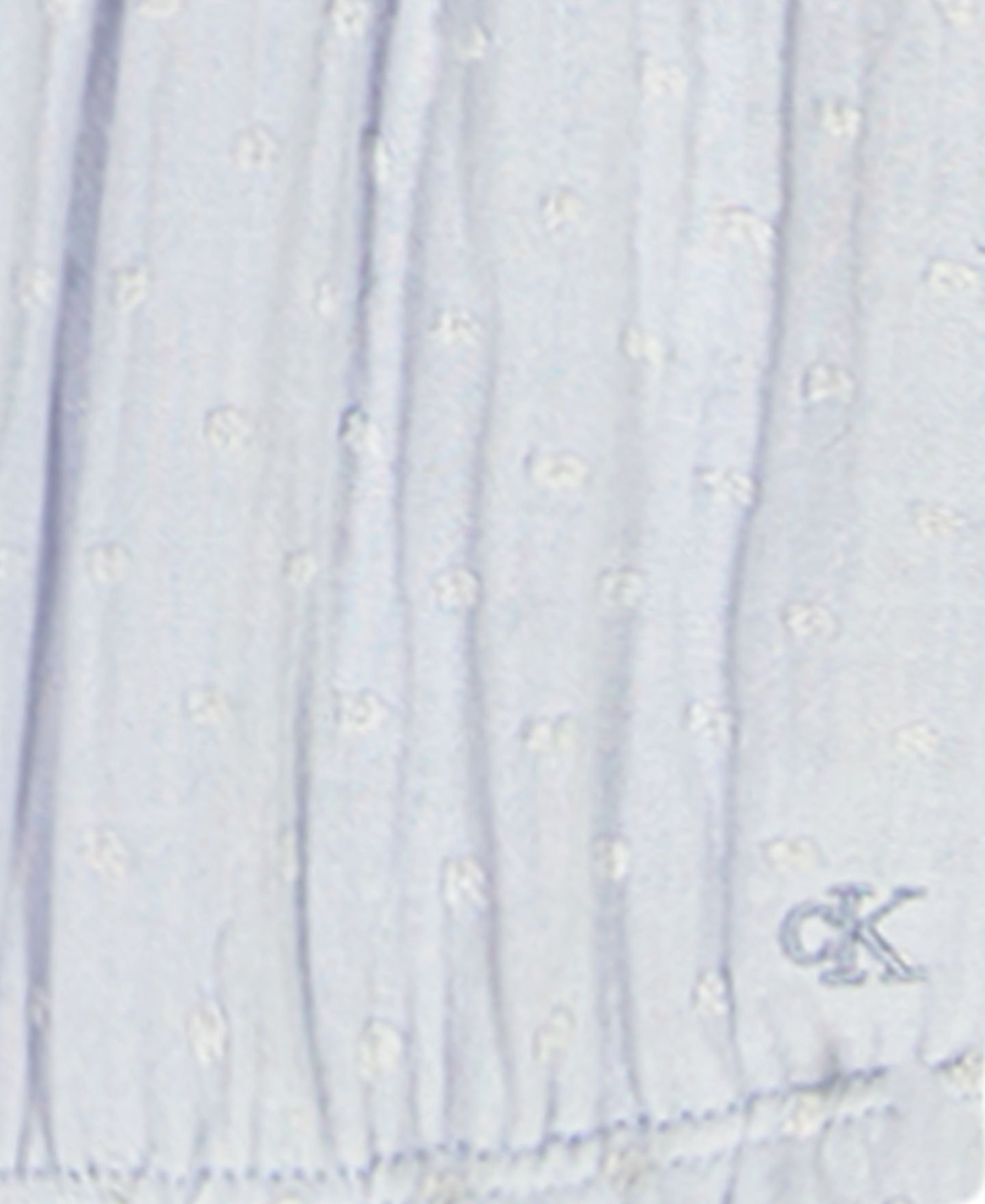 Комплект Calvin Klein Woven Clip-Dot Ruffle Trim Top & Bloomers, 2-Piece Set для девочек-малышей, цвет: Синий — фото 8