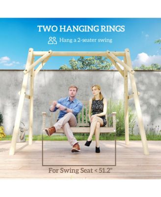 660lbs Porch Swing Frame, Swing Chair Sd Only for DIY Painting