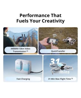 Flip Drone Fly More Combo with RC 2 Remote Controller