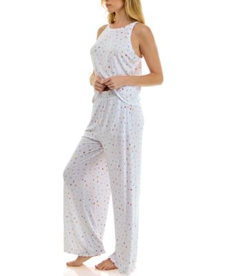 Women's High Neck Tank Top & Pants, 2-Piece Set