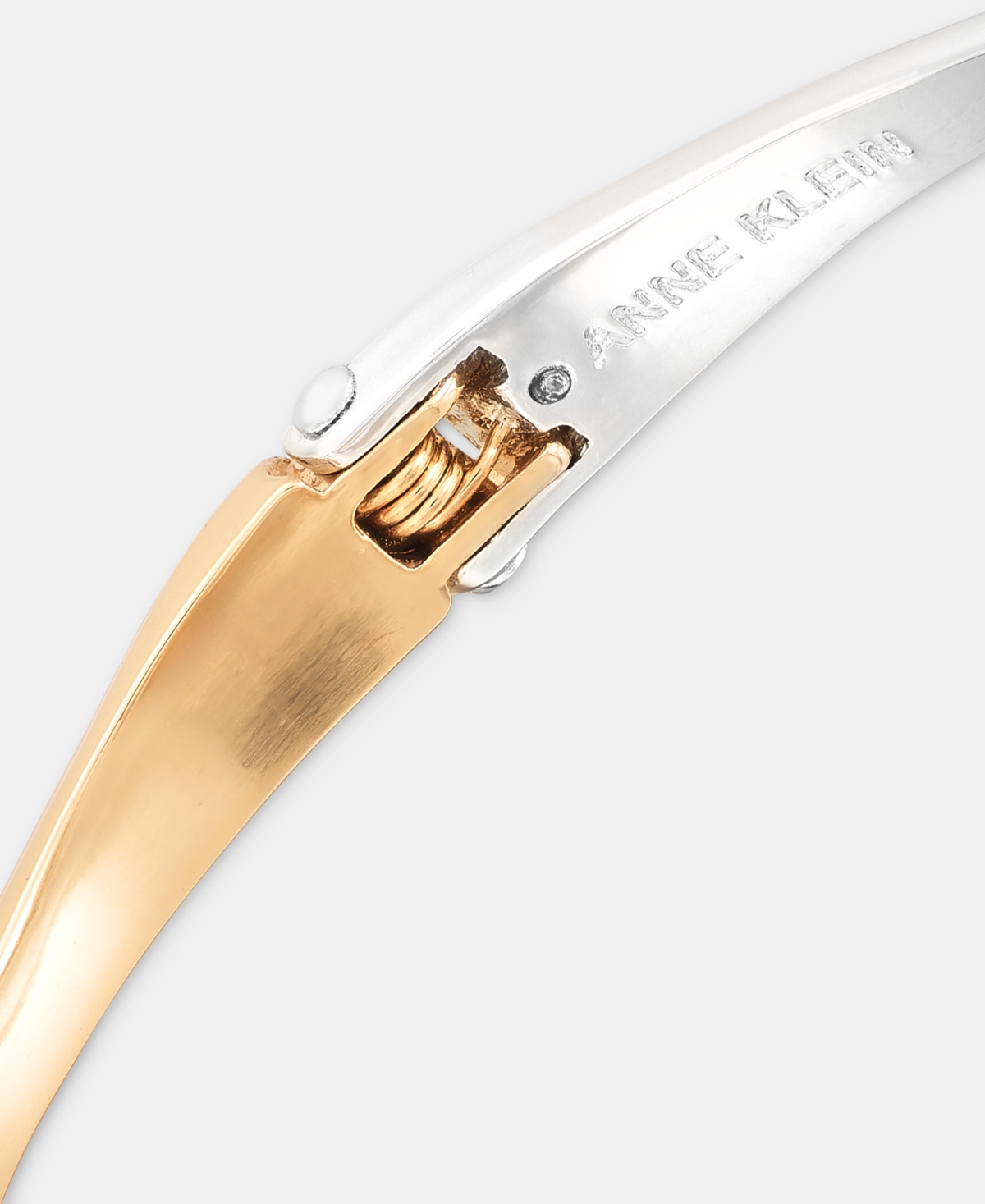 Anne Klein Pave Swirl Bypass Bangle Bracelet