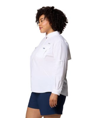 PFG Plus Size Long-Sleeve Outdoor Shirt