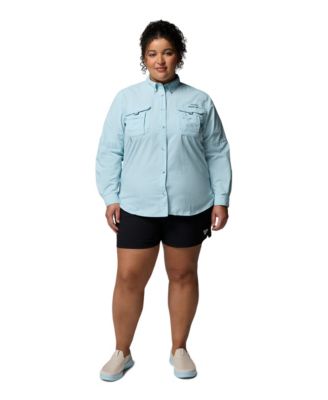 PFG Plus Size Long-Sleeve Outdoor Shirt