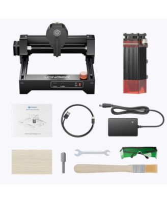 3.5W Mini Laser Engraver with 130×140mm Working Area, 0.04mm Spot, USB/WiFi/App Control