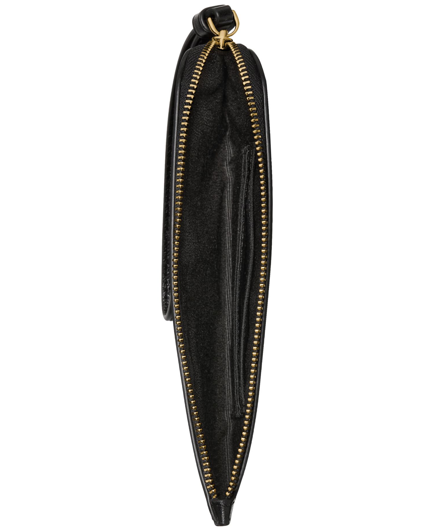 Zippy Smooth Leather Wristlet