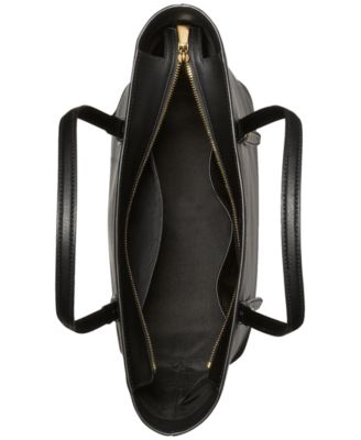 Do It All Leather Zip Tote Bag