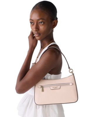 Hudson Small Pebbled Leather Convertible Shoulder Bag