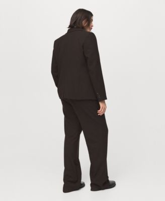 Women's Straight-Fit Suit Pants