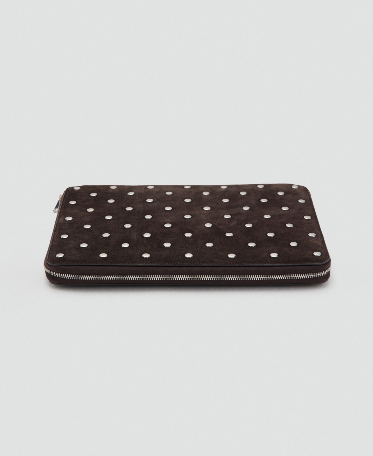 Mango Women's Studded Leather Laptop Case