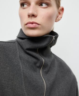 Women's Turtleneck Zip Sweater