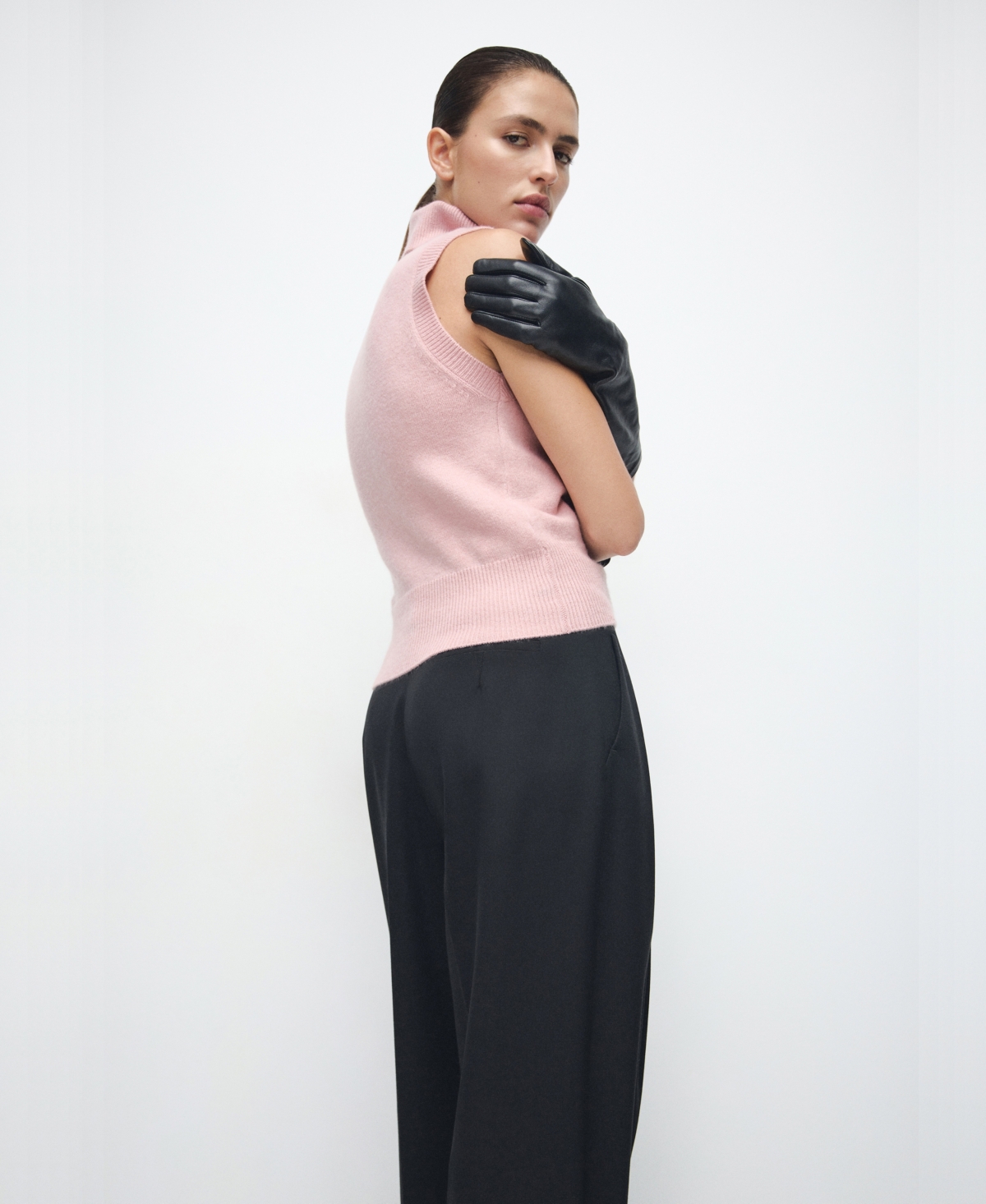Mango Women's Turtleneck Knit Top