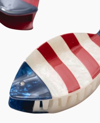 Fish and Sailboat Hair Claw Clip, 2-Piece Set