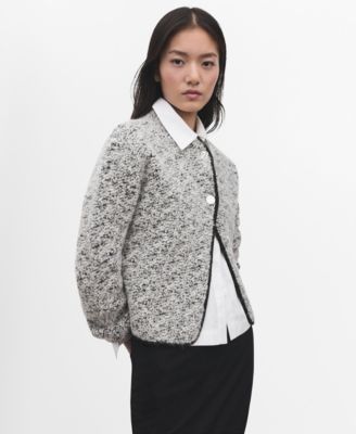 Women's Flecked Cotton-Blend Jacket