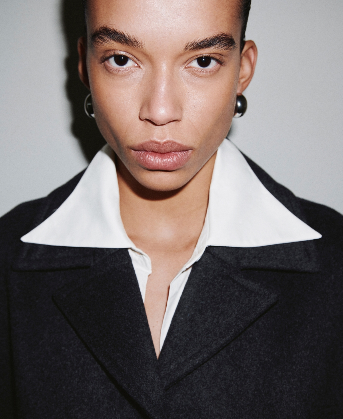 Mango Women's Buttons Wool-Blend Coat