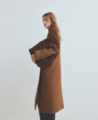 Women's Double-Breasted Wool Coat