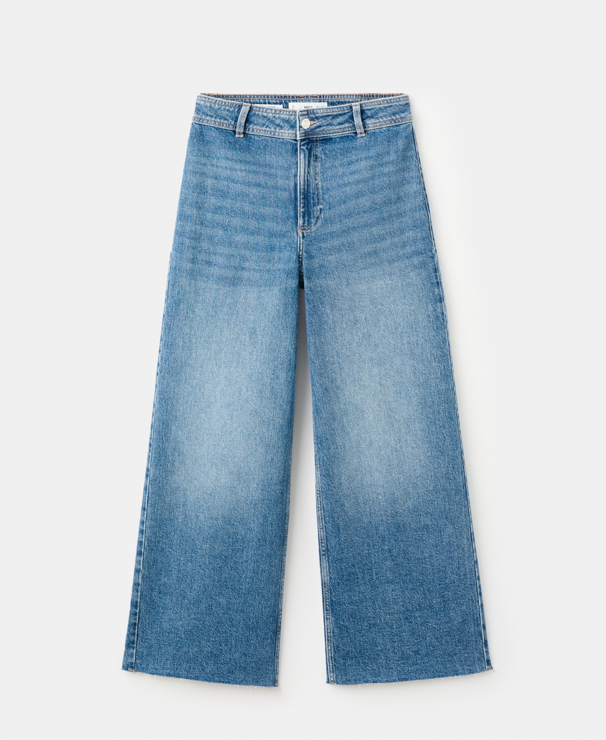 Mango Women's Catherin Culotte High-Rise Jeans