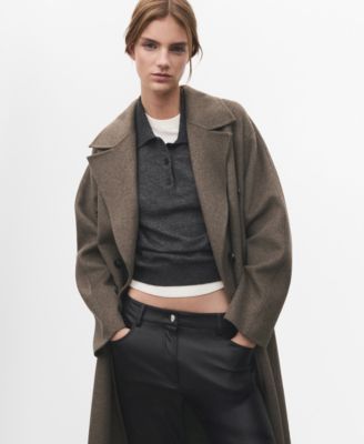 Women's Handmade Oversized Wool Coat