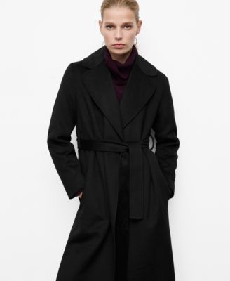 Women's Belted Handmade Wool Coat