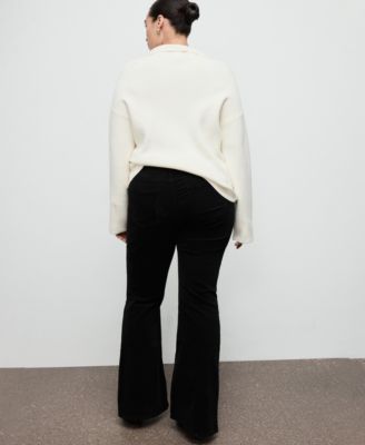 Women's Velvet Flared Jeans