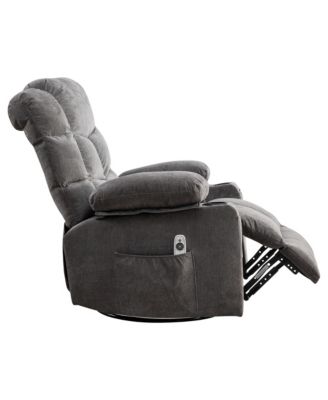 Recliner Chair Rocking Chairs for Adults with a Manual Massage and Heat