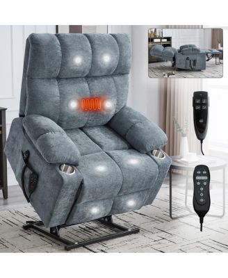 Oversized Power Lift Recliner for Big & Tall with Massage & Heat