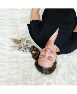 Women's Oversized Ribbon Scrunchie Set of 3 - Plaid Bows