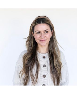 Women's Classic Padded Thin Headband  - Light Brown