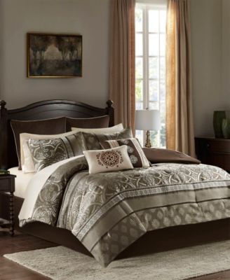 Madison Park Essentials Zara Jacquard 16-Pc. Comforter Set, Queen