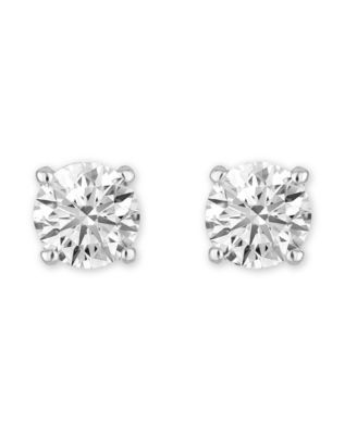 Diamond Stud Earrings (1/2 ct. t.w.) in 14k White Gold