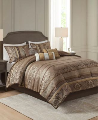 Bellagio Jacquard 7-Pc. Comforter Set, Queen