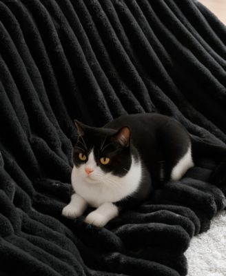 Jasmine Faux Fur Reverse to Velvet 3-Pc. Comforter Set, Full/Queen