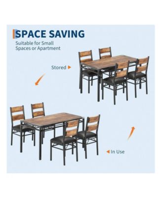 Kitchen Table Home Dining Table Set For 4 Wood Kitchen Table for Dining Room, Home Office, Living Room