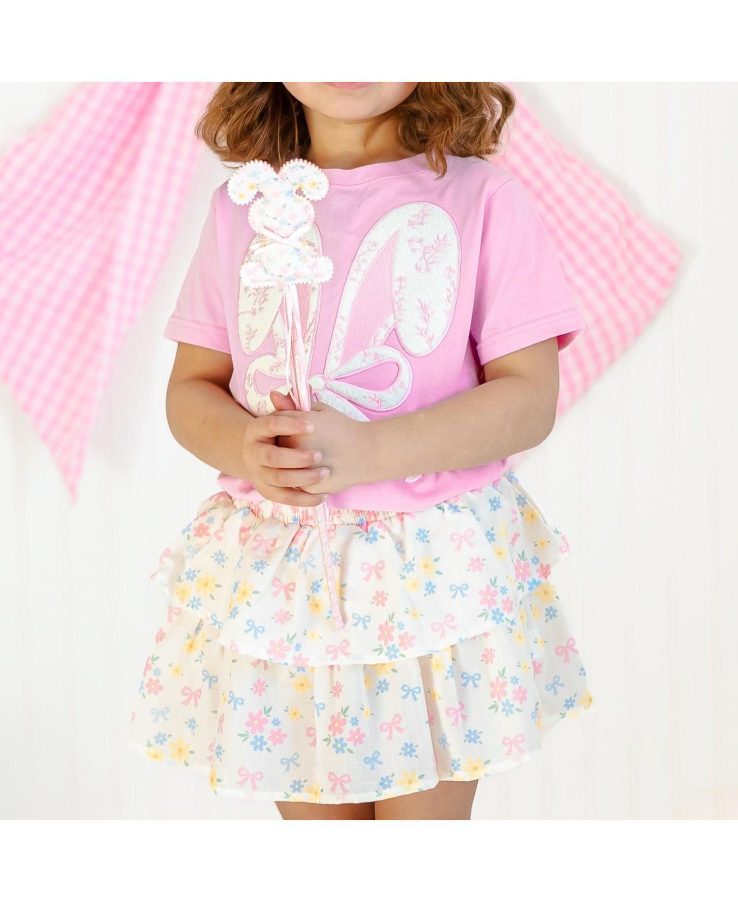 Toddler Girls Sweet Floral Skort