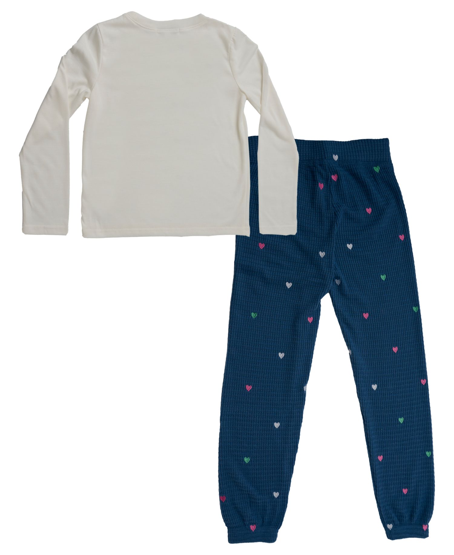 Girls' 6-16 Long-Sleeve T-Shirt & Jogger Pants, 2-Piece Pajama Set