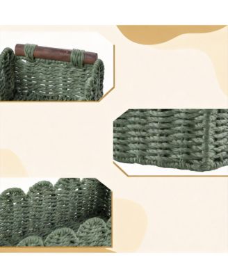 Handcrafted Wicker Storage Basket